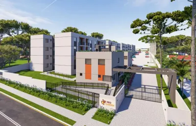 Apartamento com 2 quartos à venda na rua poeta orlando ferreira, 55, loteamento bieda, campo largo por r$ 251.999