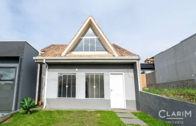 Casa em condomínio fechado com 3 quartos à venda na rua casemiro de abreu, 30, são marcos, campo largo por r$ 420.000