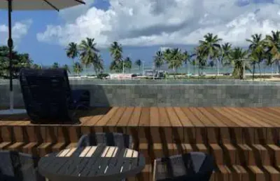 Apartamento em intermares com 3 quartos, s/ 1 suite, à 120m do mar.