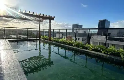 Flat com 1 dormitório à venda, 22 m² por r$ 247.000,00 - intermares - cabedelo/pb