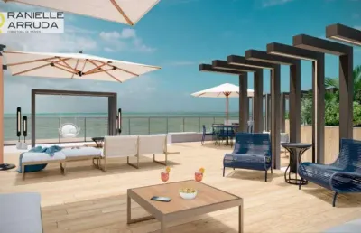 Apartamento com 2 dormitórios à venda, 77 m² por r$ 885.000,00 - intermares - cabedelo/pb