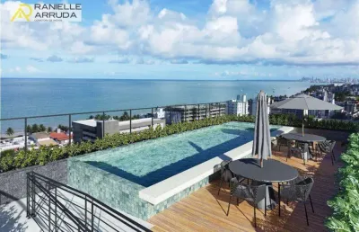 Apartamento com 2 dormitórios à venda, 60 m² por r$ 423.000,00 - camboinha - cabedelo/pb