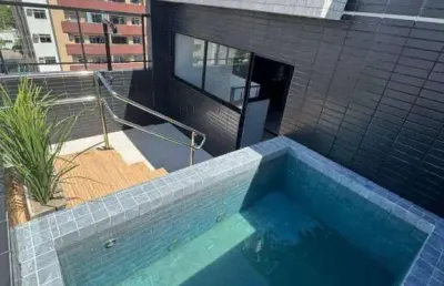 Cobertura com 3 dormitórios à venda, 105 m² por r$ 850.000,00 - intermares - cabedelo/pb