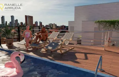 Apartamento com 1 dormitório à venda, 51 m² por r$ 419.000,00 - jardim oceania - joão pessoa/pb