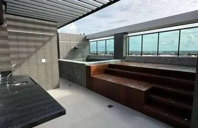 Cobertura com 2 dormitórios à venda, 105 m² por r$ 781.000 - aeroclube - joão pessoa/pb