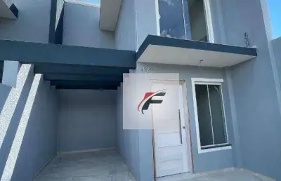 Sobrado com 2 dormitórios à venda, 67 m² por r$ 485.000,00 - fazendinha - curitiba/pr