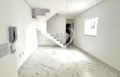 Cobertura com 2 quartos à venda na rua abernésia, santa maria, santo andré por r$ 690.000