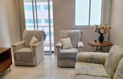 Apartamento com 2 quartos para alugar no gonzaga, santos , 99 m2 por r$ 7.000