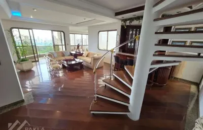 Cobertura com 4 quartos para alugar no jardim anália franco, são paulo  por r$ 16.000