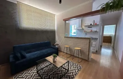 Apartamento à venda no centro, mobiliado e completo!
