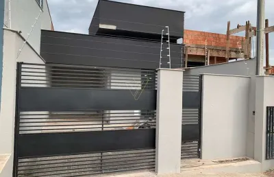 Casa nova, recém construída a venda no jardim maria luiza em londrina, pr