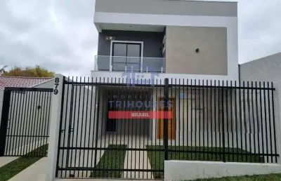 Belíssimo sobrado alto padrão de frente pra rua à venda com 3 dormitórios no bairro alto, curitiba,