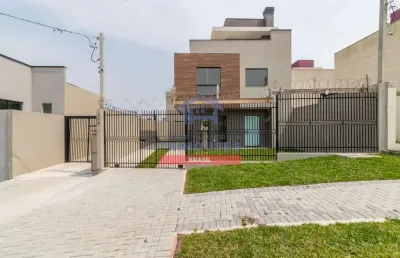Lindos sobrados com 3 quartos à venda, uberaba, curitiba, pr por r$649 mil