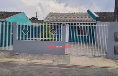 Linda casa à venda, fazenda rio grande, pr, com 2 dormitórios, 1 banheiro, 1 vaga de garagem, em co