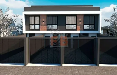 Sobrado geminado no aventureiro com 2 quartos para venda, 64 m²