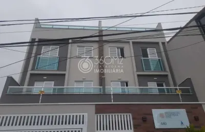 Cobertura para venda em santo andré, vila bela vista, 2 dormitórios, 1 suíte, 2 banheiros, 1 vaga