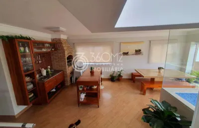 Cobertura triplex para venda em são caetano do sul, santa paula, 3 dormitórios, 3 suítes, 4 banheiros, 4 vagas