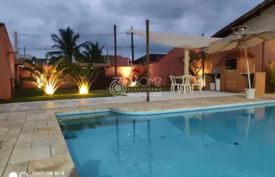 Casa para venda em itanhaém, jardim grandesp, 4 dormitórios, 1 suíte, 3 banheiros, 9 vagas