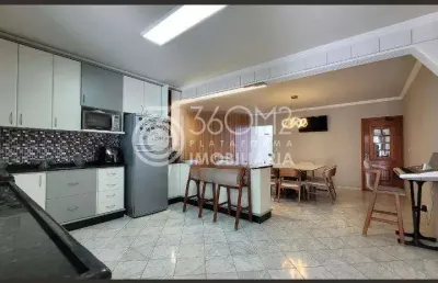 Sobrado para venda em santo andré, parque das nações, 3 dormitórios, 3 suítes, 5 banheiros, 6 vagas