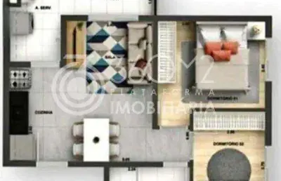 Apartamento para venda em são paulo, jardim santa emília, 2 dormitórios, 1 banheiro