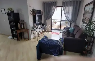 Apartamento para venda em santo andré, vila alzira, 3 dormitórios, 1 suíte, 2 banheiros, 2 vagas
