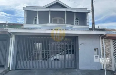 Sobrado 3 quartos, suite, 2 varandas - bairro santa paula - jacareí