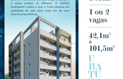 Cobertura em ubatuba de 3 quartos, suite e varanda gourmet - entrega 2025