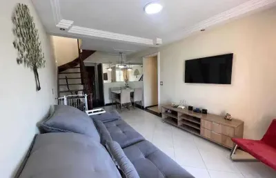 Cobertura com 3 quartos à venda na rua professor henrique costa, pechincha, rio de janeiro, 190 m2 por r$ 720.000