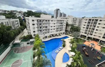 Apartamento com 2 quartos à venda na rua professor henrique costa, pechincha, rio de janeiro, 60 m2 por r$ 285.000