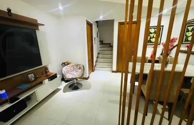 Casa em condomínio fechado com 3 quartos à venda na rua valentim duhnam, freguesia (jacarepaguá), rio de janeiro, 140 m2 por r$ 580.000