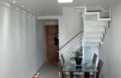 Cobertura com 3 quartos à venda na rua florianópolis, praça seca, rio de janeiro, 140 m2 por r$ 350.000