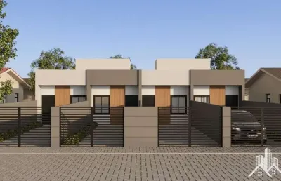 Casa geminada para venda em joinville, vila nova, 2 dormitórios, 1 suíte, 2 vagas