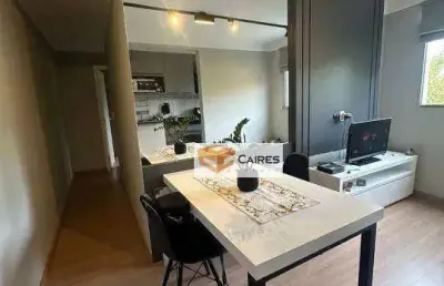 Apartamento com 2 dormitórios à venda, 44 m² por r$ 265.000,00 - loteamento parque são martinho - campinas/sp