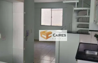 Cobertura, 120 m² - venda por r$ 455.000,00 ou aluguel por r$ 3.171,00/mês - são bernardo - campinas/sp
