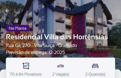 Apartamento com 2 quartos à venda na rua gil, 270, vila suiça, gramado por r$ 1.587.000