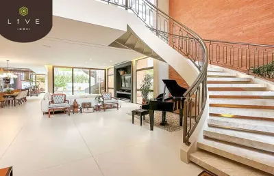 Casa em condomínio fechado com 4 quartos à venda na rua joão menegusso, 565, santa felicidade, curitiba, 428 m2 por r$ 6.800.000