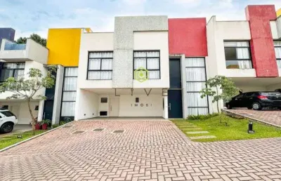 Casa em condomínio fechado com 3 quartos à venda na rua joão batista dallarmi, 961, santo inácio, curitiba, 203 m2 por r$ 1.800.000