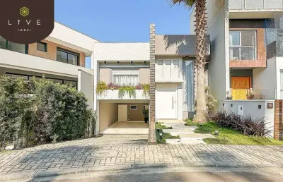 Casa em condomínio fechado com 3 quartos à venda na rua marechal anor teixeira dos santos, 850, boa vista, curitiba, 253 m2 por r$ 2.200.000