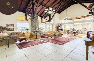 Casa em condomínio fechado com 4 quartos à venda na rodovia br-277 curitiba-ponta grossa, 7291, cidade industrial, curitiba, 430 m2 por r$ 3.500.000