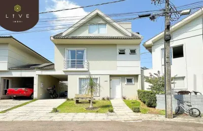 Casa em condomínio fechado com 3 quartos à venda na rua carmelina cavassin, 1280, abranches, curitiba, 174 m2 por r$ 1.350.000