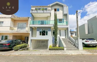 Casa em condomínio fechado com 3 quartos à venda na rua reinaldo stocco, 546, pinheirinho, curitiba, 200 m2 por r$ 879.000