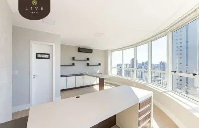 Ponto comercial com 5 salas para alugar na rua visconde do rio branco, 1.630, centro, curitiba, 147 m2 por r$ 11.150