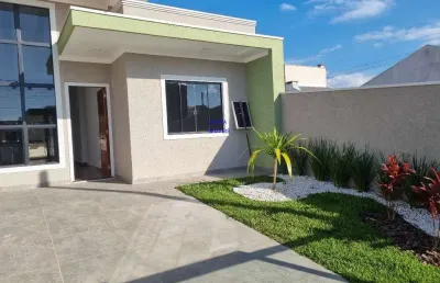 Casa 75m³ com 3 quartos, uma suite, em terreno de 150m², eucaliptos. prox ao centro f.r.g