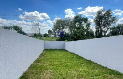* casa 2 dormitórios, 137m² d terreno livre, pronta entrega, lado mercado jacomar, preço de planta, no tatuquara, ctba, minha casa minha vida