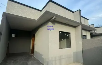 Casa 2 quartos, 44m², a uma quadra do centro comercial enette dubar, sta rita preço de planta 229mil fn 99864-4995