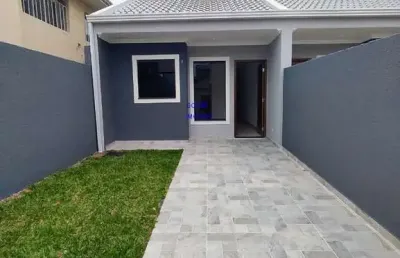 Casa  2 quarto,  c 46m², nova com currasqueira * financia minha casa minha vida, rio bonito, curitba, fn 041 99864-4995