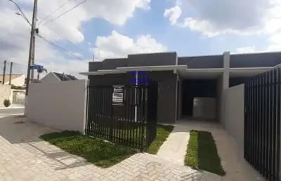 Casa nova de esquina, 2 quartos, terreno grande,  caiua - cic prox upa 24 horas cic, financia minha casa minha vida  fn 041 99864-4995