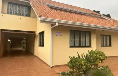 Casa com 390m² em terreno de 690m² 2 pavimentos, 7 quartos, 8 vagas garage, para venda no bairro campo comprido - curitiba, fn 041 99864-4995 govea