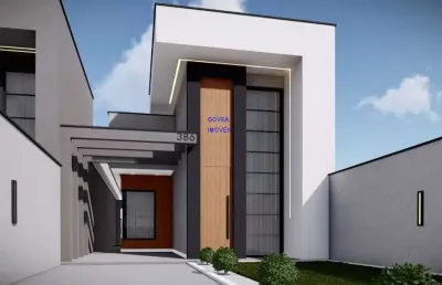 Casa 120m², em terreno de 240m² região central  3 quartos, sendo uma suite, piscina, churrasqueira