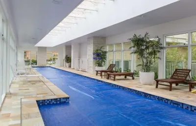 Apartamento 187m² no ecoville, 3 suites, 3 vagas, piscina aquecida e coberta